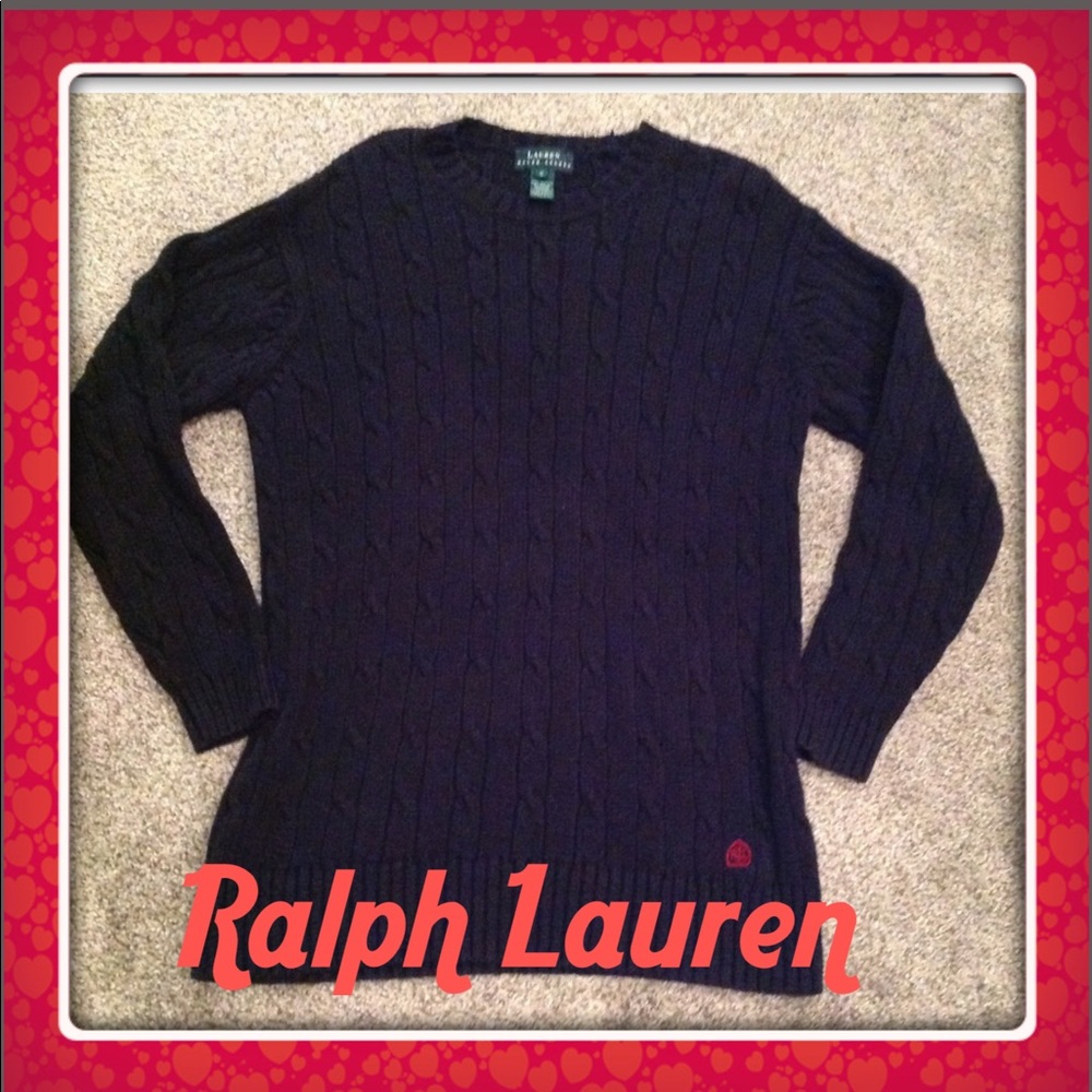 Lauren Ralph Lauren Navy Sweater